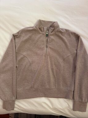 Women’s Daily Practice Half-Zip Pullover Sweater - Mink Heather